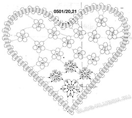 Вязаное сердце крючком-4