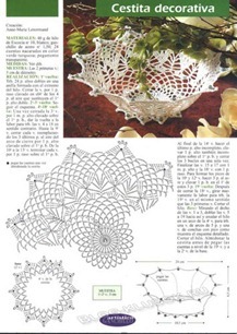 Корзинка крючком-4