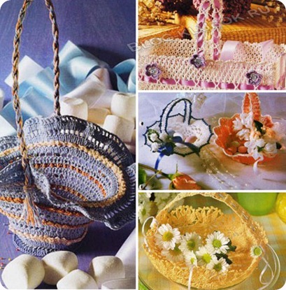 Корзиночки крючком Корзиночки крючком