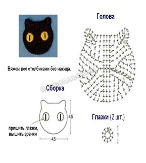 Аппликация котенок-12