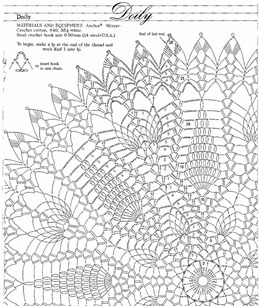 Ажурные салфетки крючком схема-4