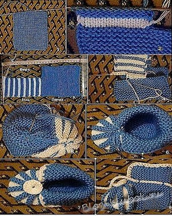 Пинетки зефирки спицами