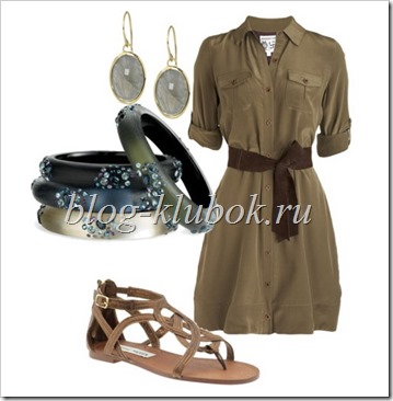 Платье рубашка 2013